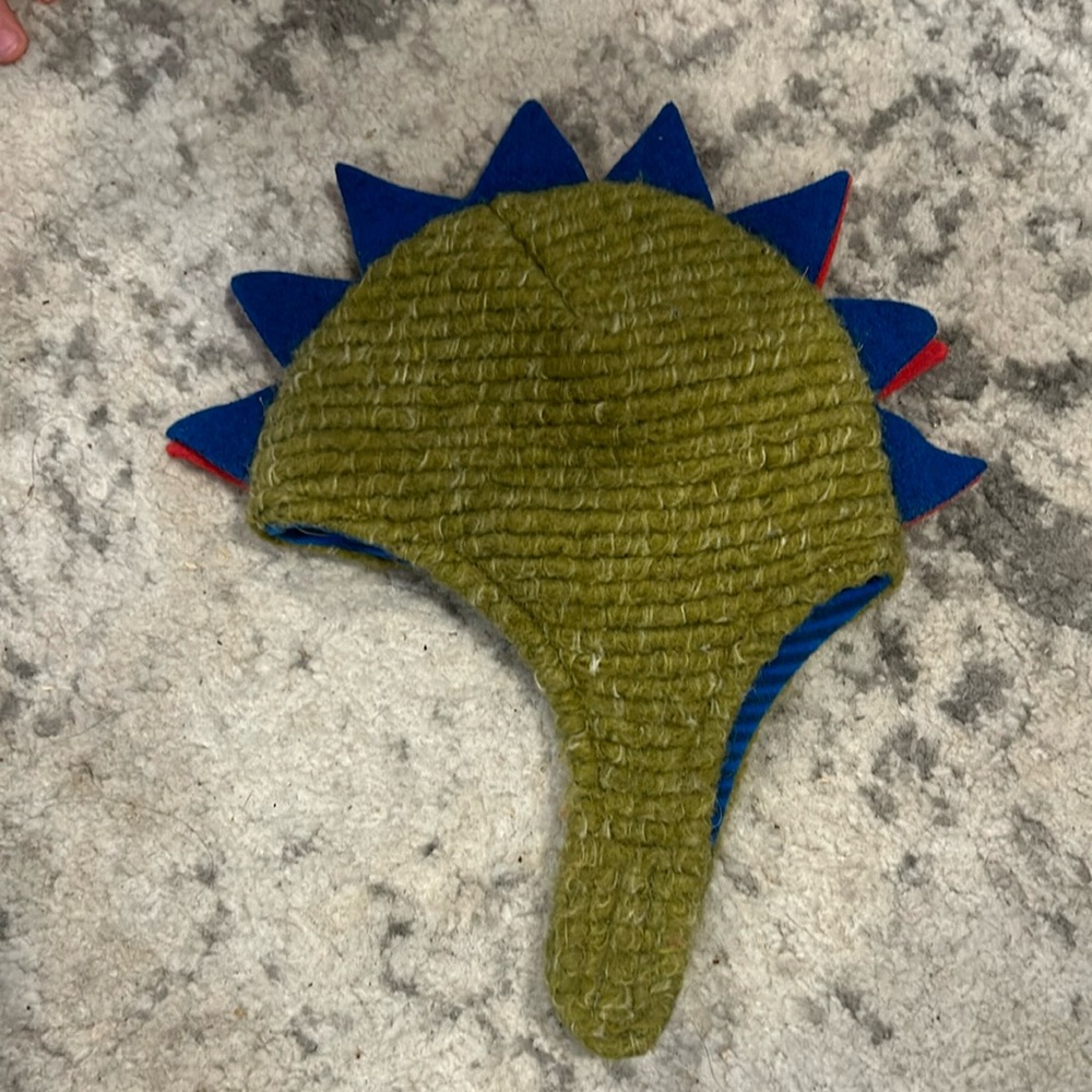 Baby Spiky (Dino?) Wool Hat